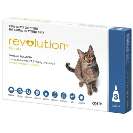 A Revolution Spot-On pipette for cats