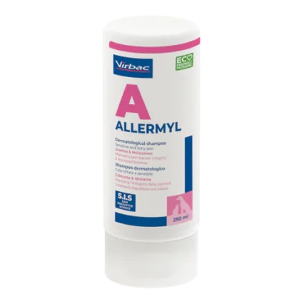ALLERMYL Medicated Shampoo bottle for dogs and cats
