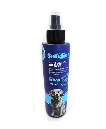 SAFELINE Anti-Fleas & Ticks Spray bottle