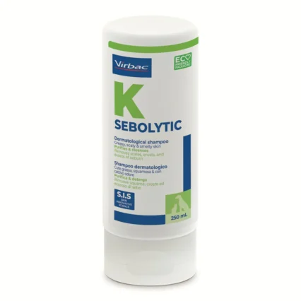 VIRBAC SEBOLYTIC Medicated Shampoo bottle for dogs and cats