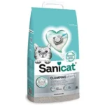 sanicat clumbing white cotton - cat litter