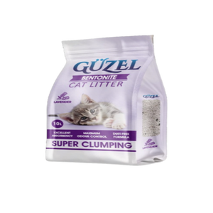 GUZEL Cat Litter | Super Clumping Lavender | 20L