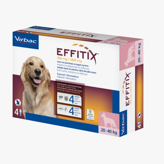 EFFITIX flea and tick treatment for dogs