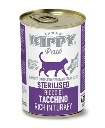 kippy pate rich in turkey wet cat food